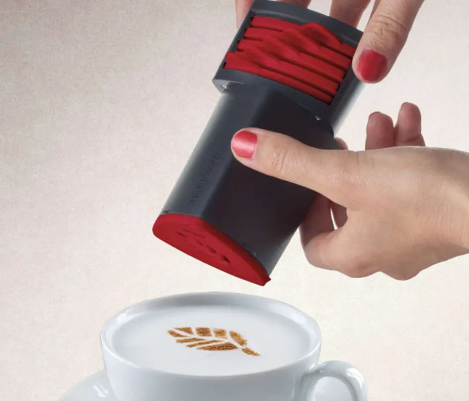 Clearance aerolatte Cappucino Artist, Sort/Rød