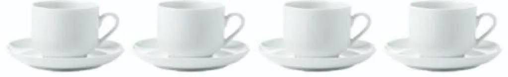 Discount Atelier Kaffekop 4 stk. 18 cl, Hvid Kopper