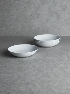aida Atelier Suppetallerken 4 stk. 21 cm, Hvid