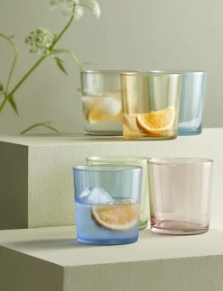 Clearance Groovy Drikkeglas 6 stk. 34,5 cl, Multi Vandglas