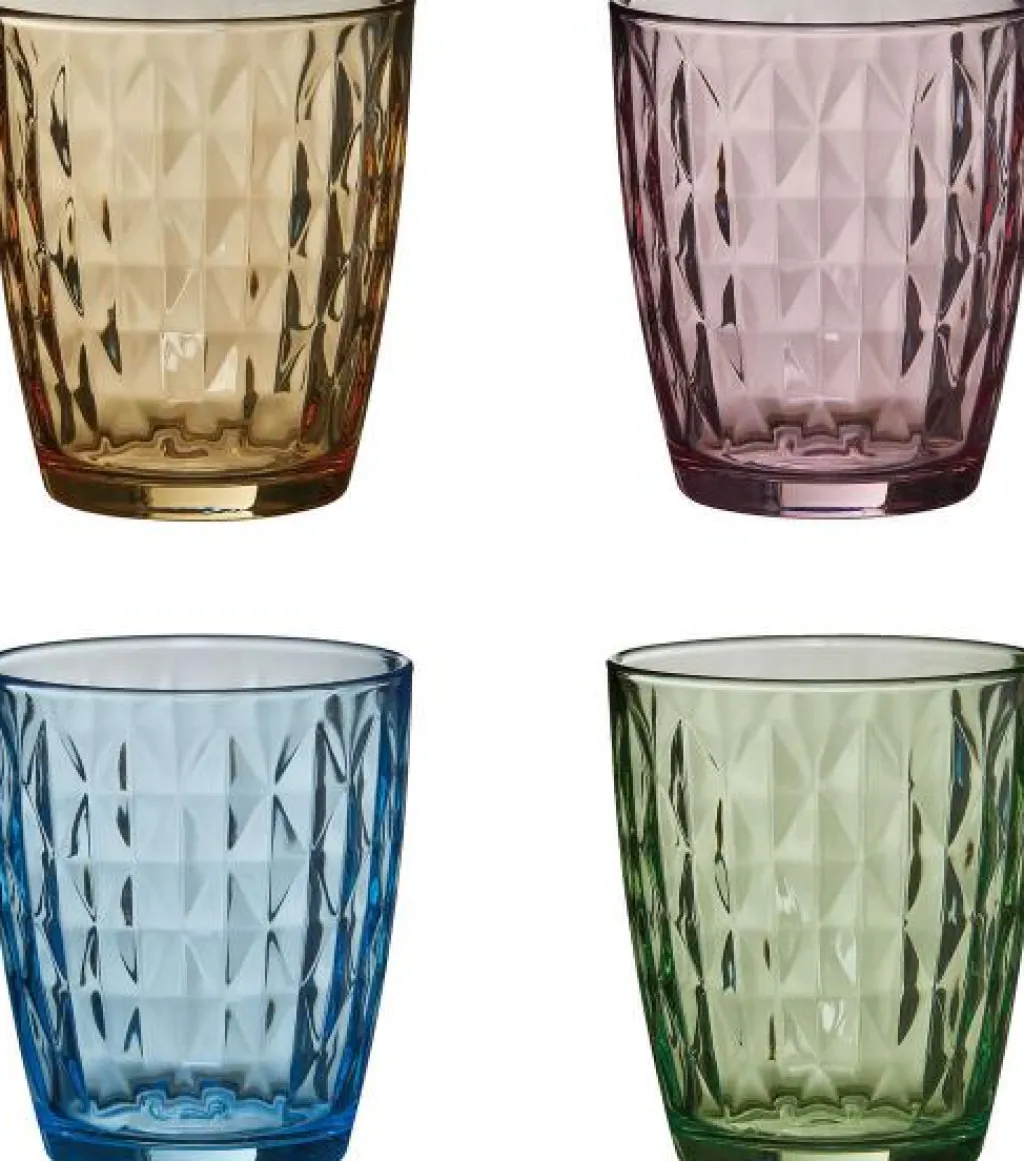 Best Mosaic Drikkeglas 4 stk. 34 cl, Vandglas