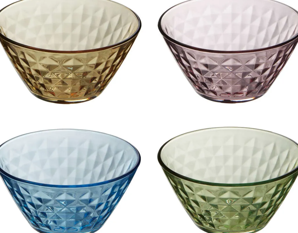 Mosaic Skåle 4 stk. Ø12 cm, Multi Skåle|Spisestue