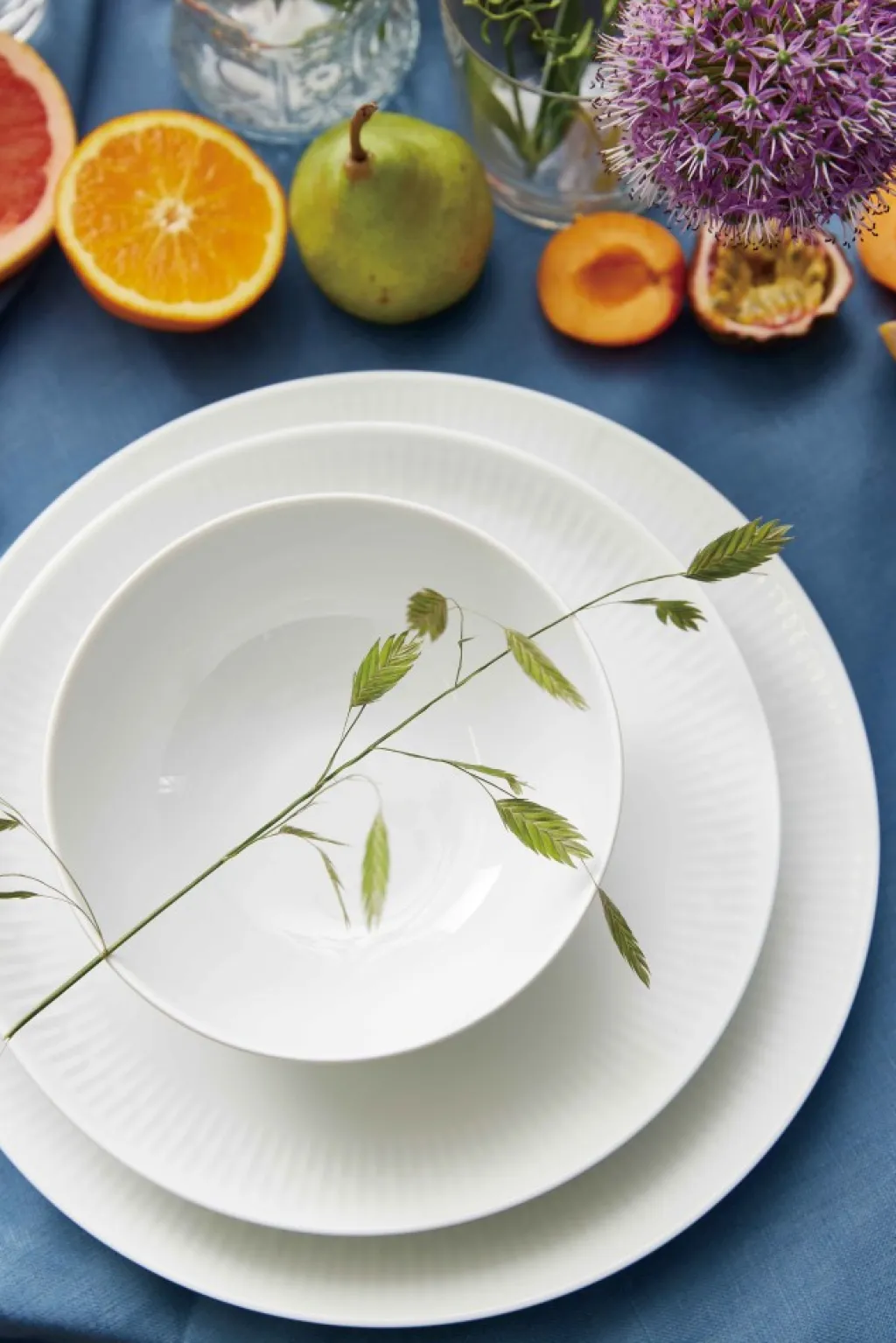 aida Skåle|Spisestue > Relief Salatskål Ø25 cm, Hvid
