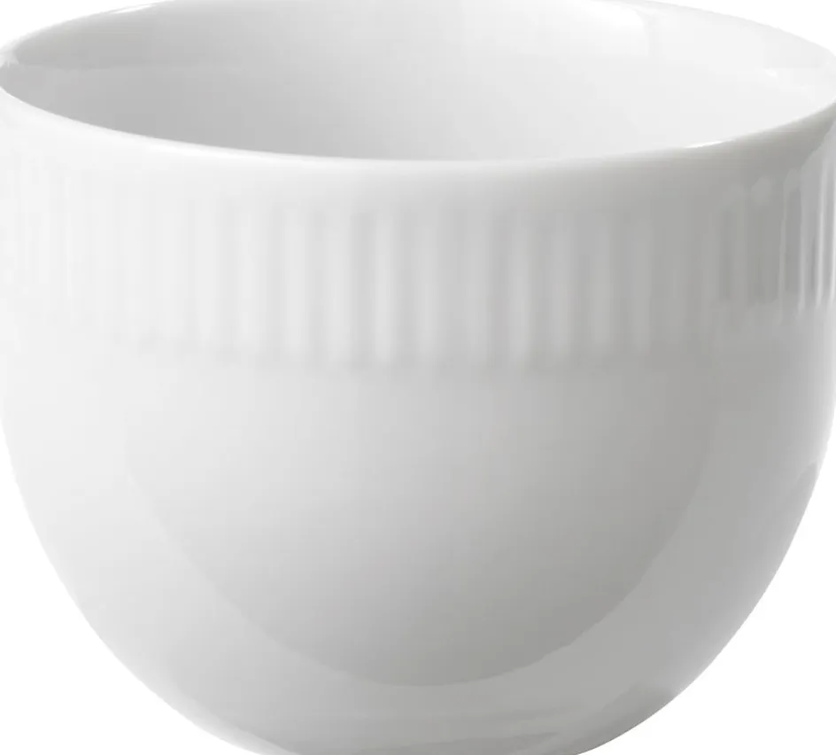 Hot aida Relief Sukkerskål Ø8,5 cm, Hvid