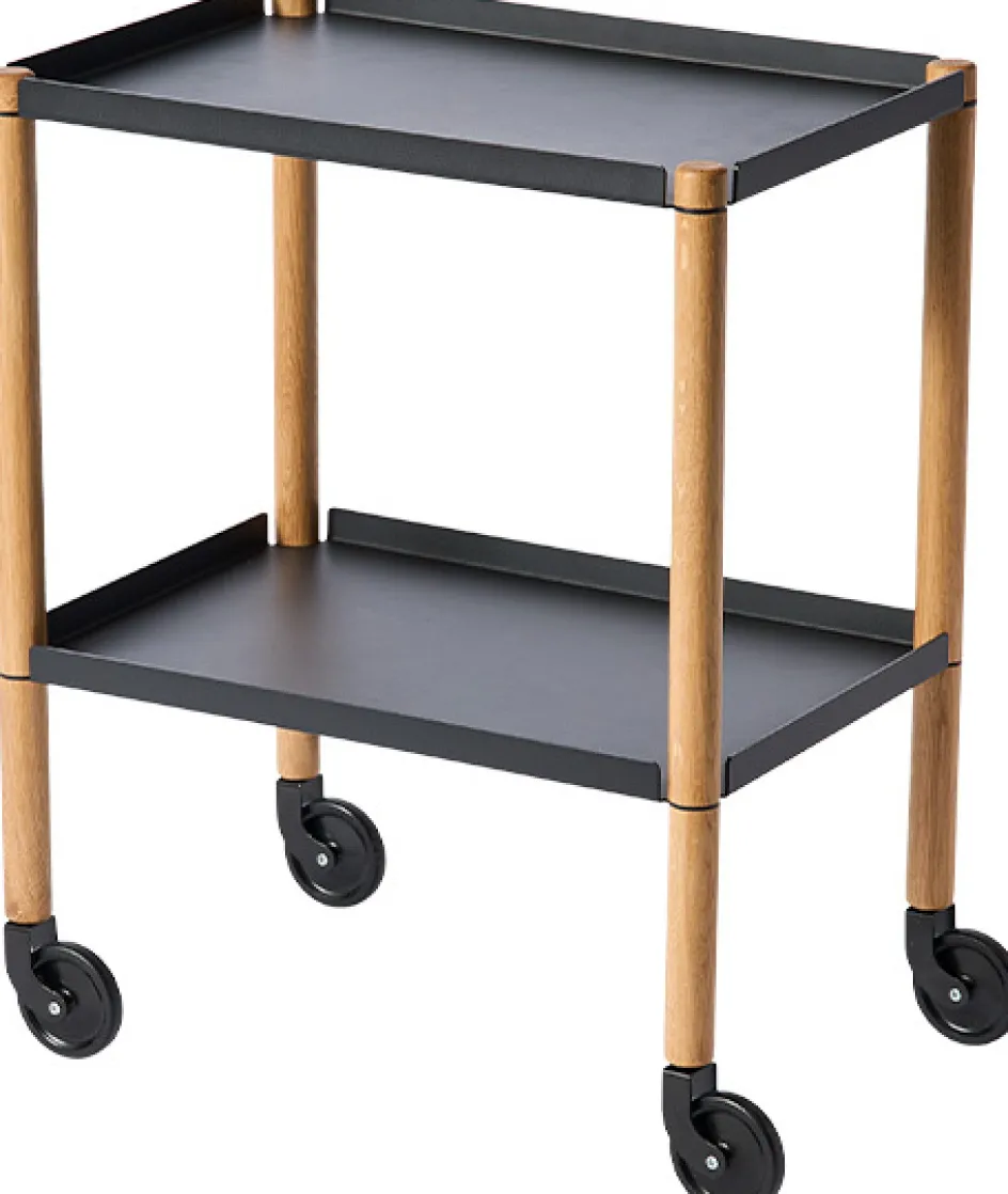 Online Andersen Furniture Connect Rullebord H63 cm, Sort/Olieret Eg