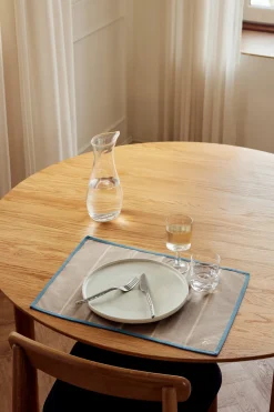Hot Andersen Furniture Dækkeserviet 36x50 cm, Beige/Blå