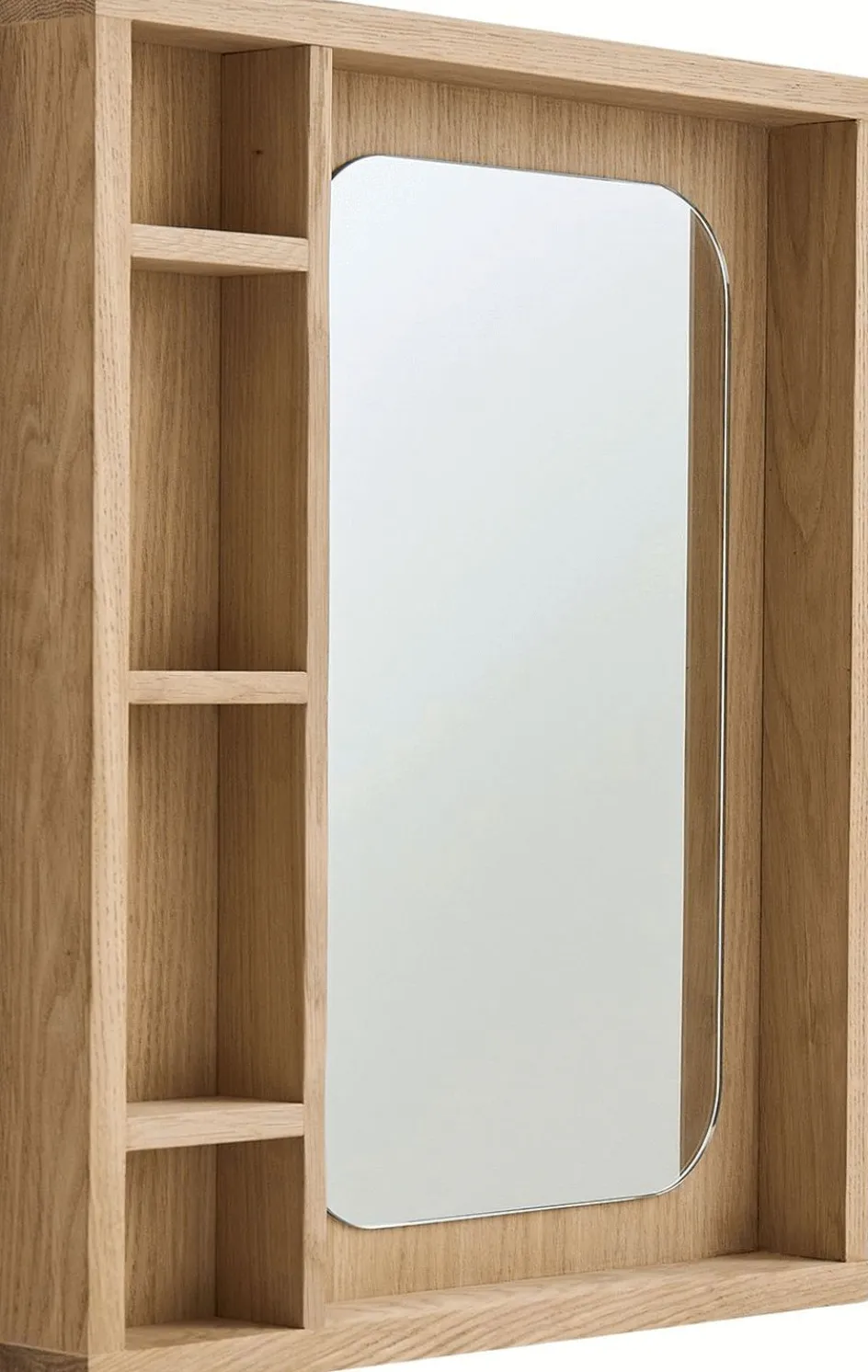 Outlet Andersen Furniture Glance Spejl m. Hylde 45x52 cm, Eg