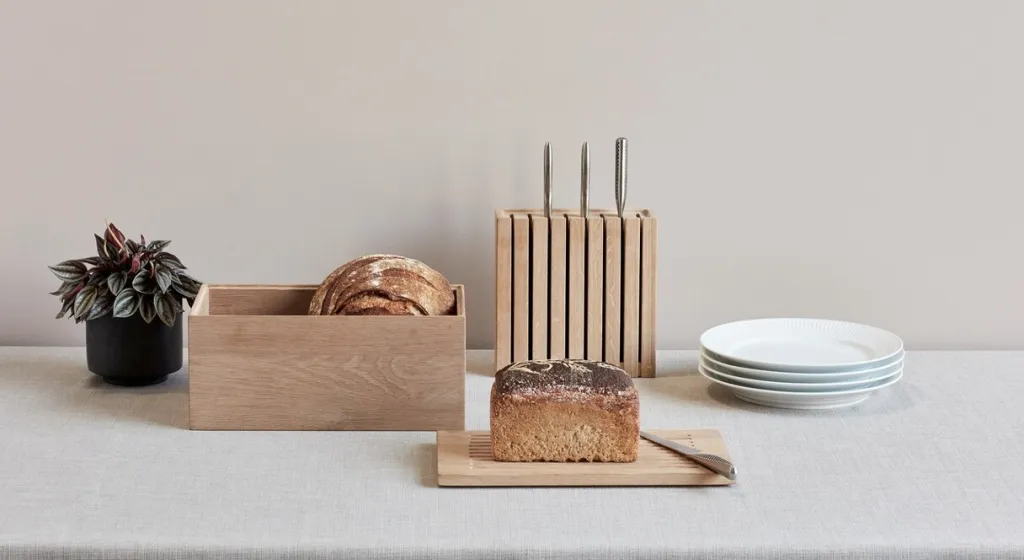 Andersen Furniture Opbevaring Til Køkkenet|Madopbevaring > Gourmet Wood Brødbox 16,5x35 cm, Eg