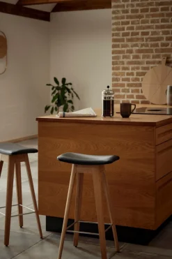 Best Andersen Furniture HC1 Barstol H, Læder/Eg