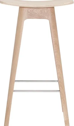 Clearance Andersen Furniture HC1 Barstol H80 cm, Hvidpigmenteret Eg