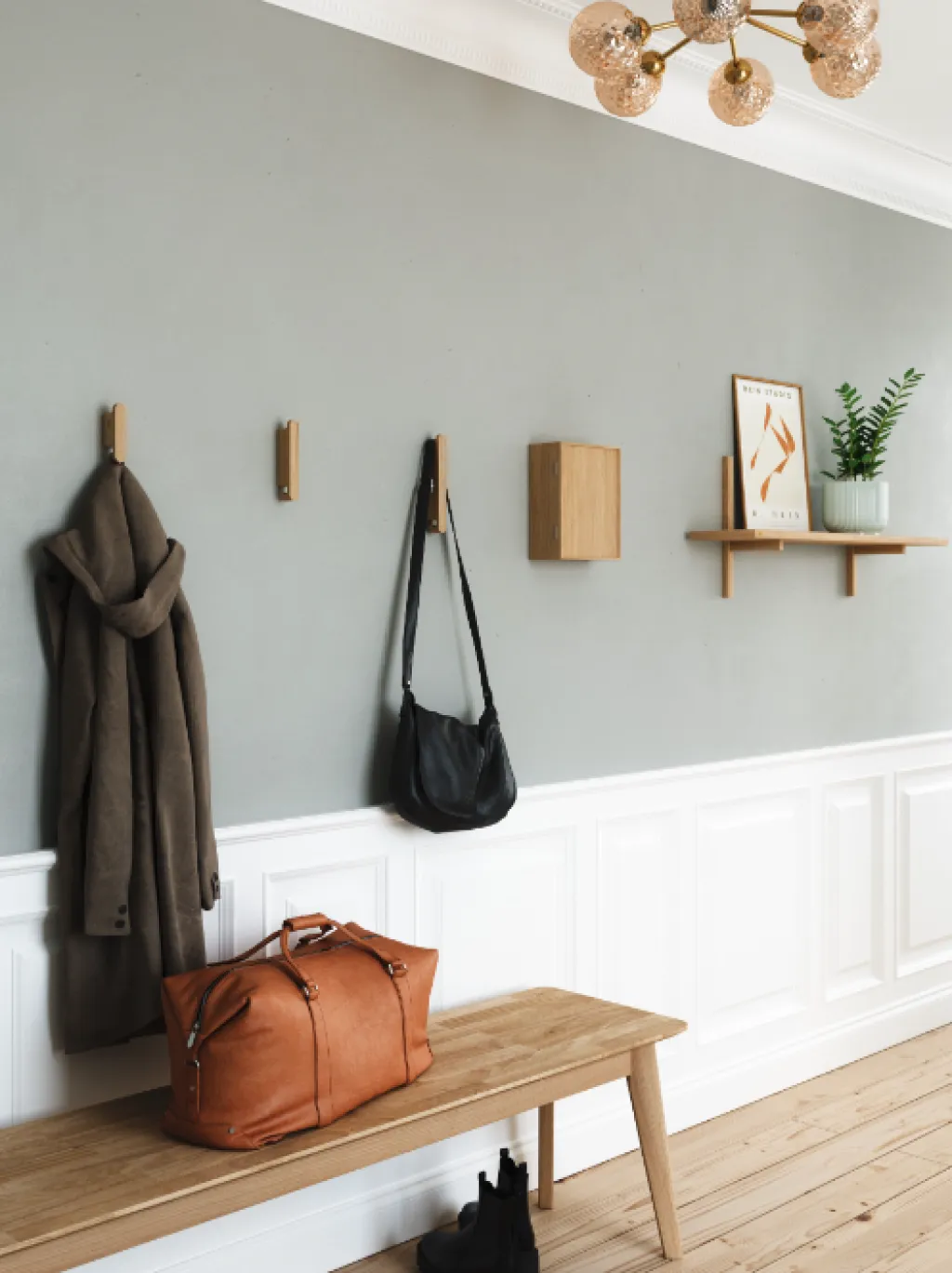 Andersen Furniture Badeværelse|Knager Og Knagerækker > Multi Kroge 3 stk, Eg