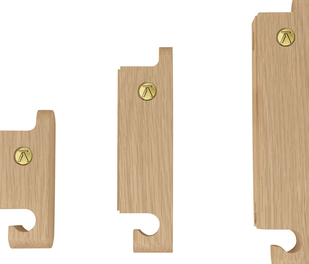 Andersen Furniture Badeværelse|Knager Og Knagerækker > Multi Kroge 3 stk, Eg