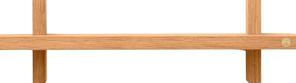 Andersen Furniture Treat Hylde 50 cm, Olieret Natur Eg