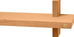 Andersen Furniture Treat Hylde 50 cm, Olieret Natur Eg