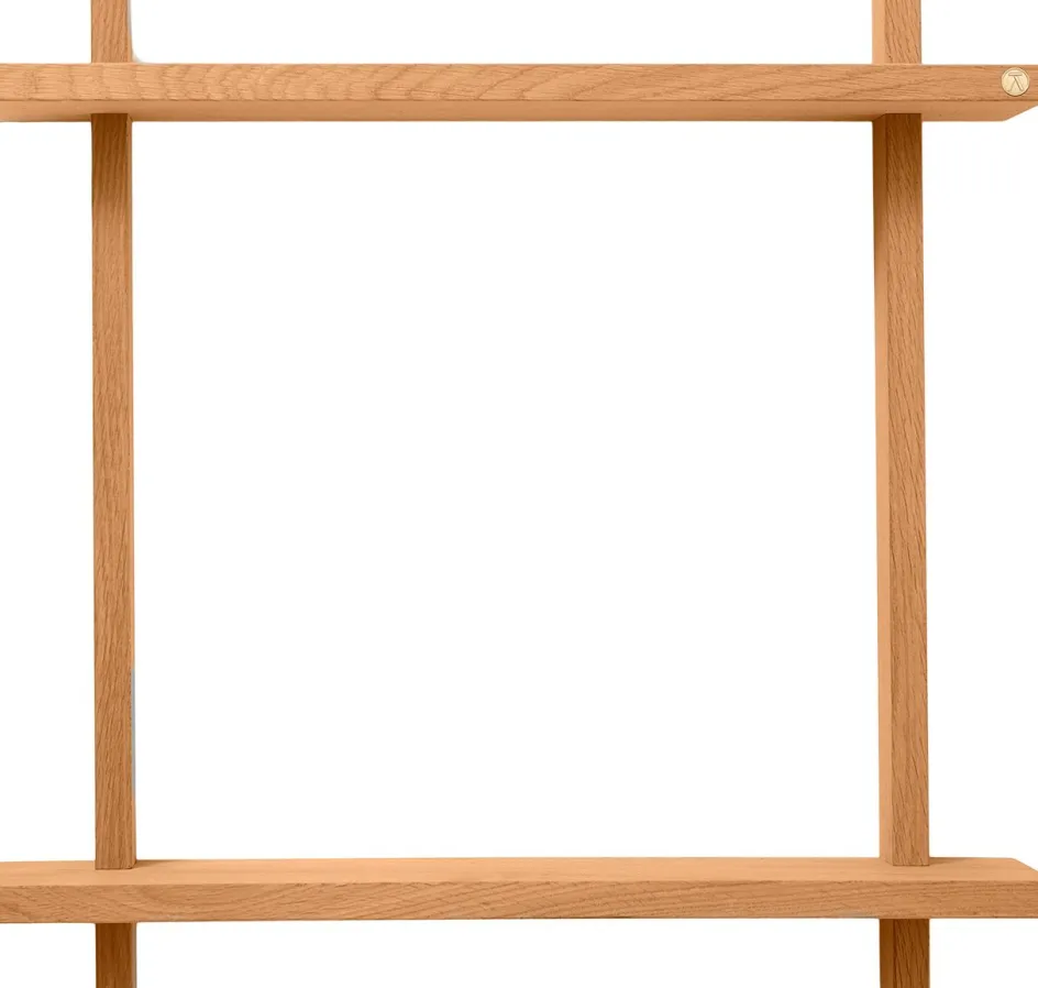 Andersen Furniture Treat Hylde Double 50 cm, Olieret Natur Eg