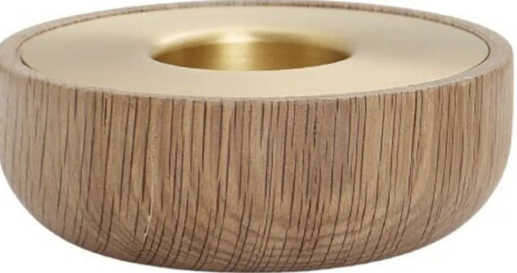 Andersen Furniture Fyrfadsstager > Nordic Fyrfadsstage H4 cm, Eg