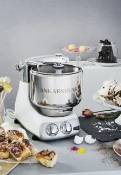 New Ankarsrum Assistent Original Køkkenmaskine AKM 6230, Mineral White