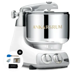 Clearance Ankarsrum Assistent Original Køkkenmaskine AKM 6230, Glossy Hvid