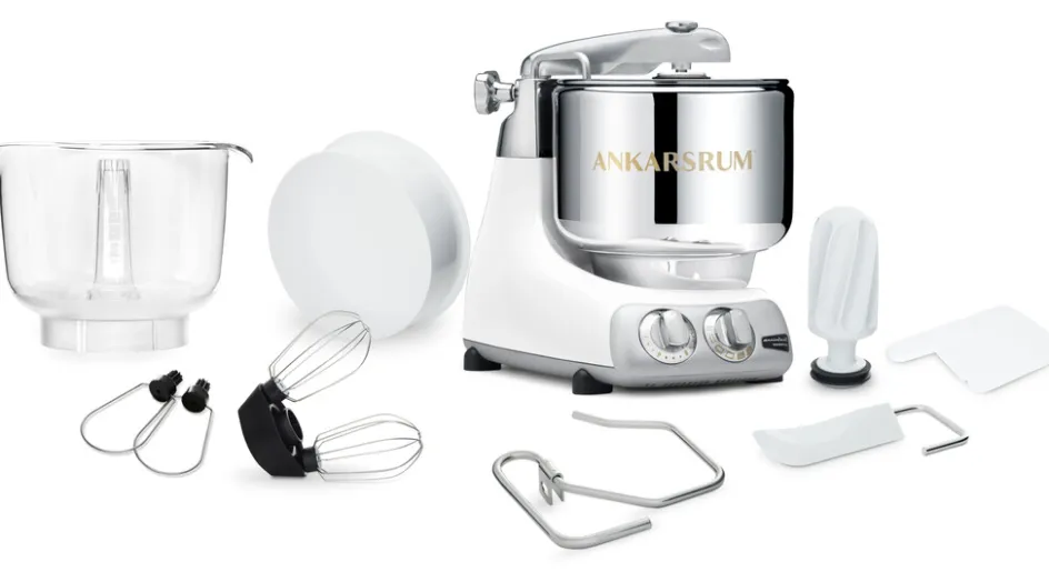 Clearance Ankarsrum Assistent Original Køkkenmaskine AKM 6230, Glossy Hvid