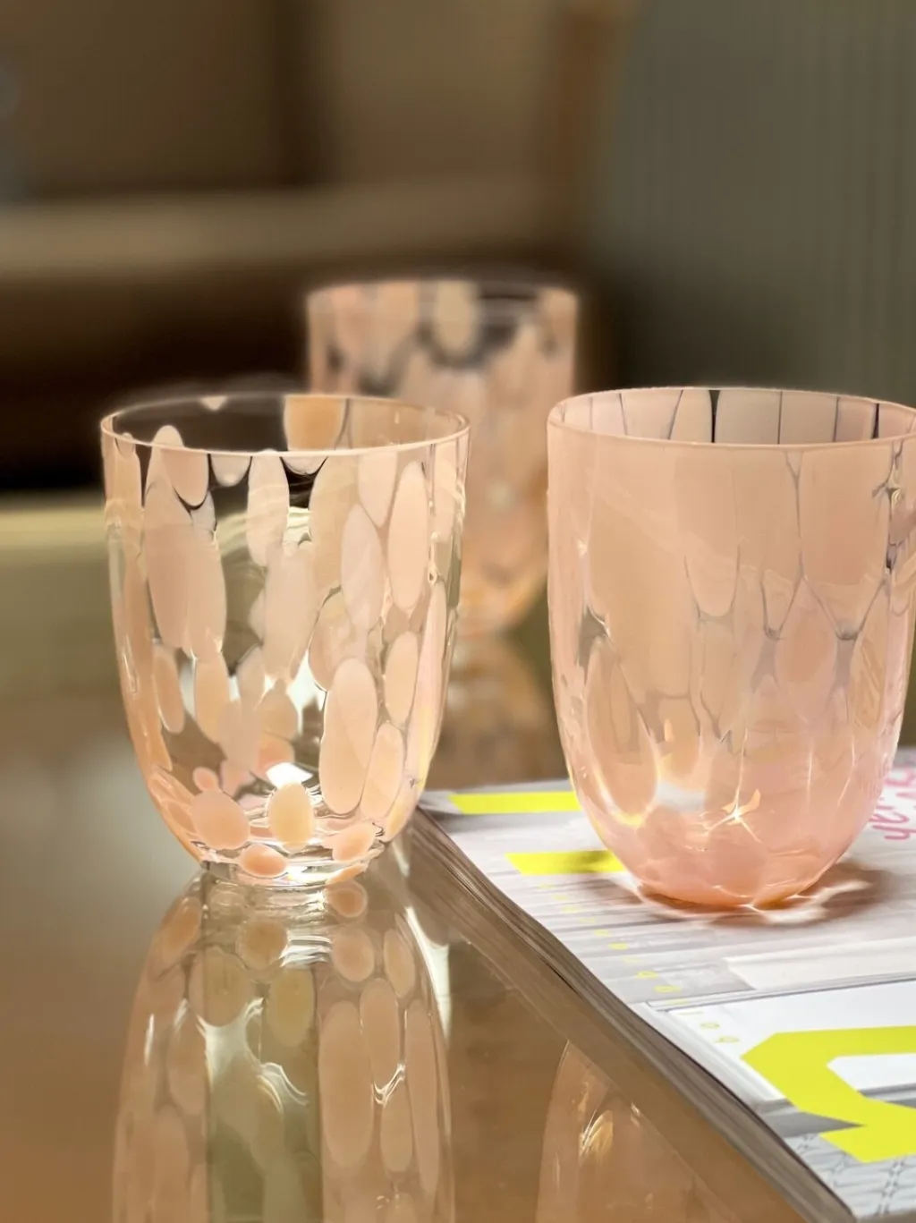 Anna von Lipa Vandglas > Big Confetti Tumbler Drikkeglas 25 cl,