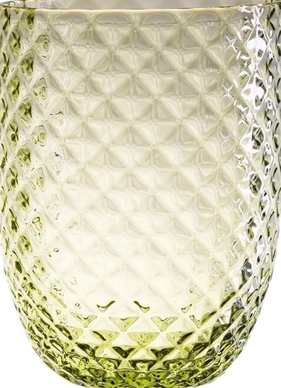 Outlet Anna von Lipa Harlequin Tumbler Drikkeglas 25 cl, Olivegreen