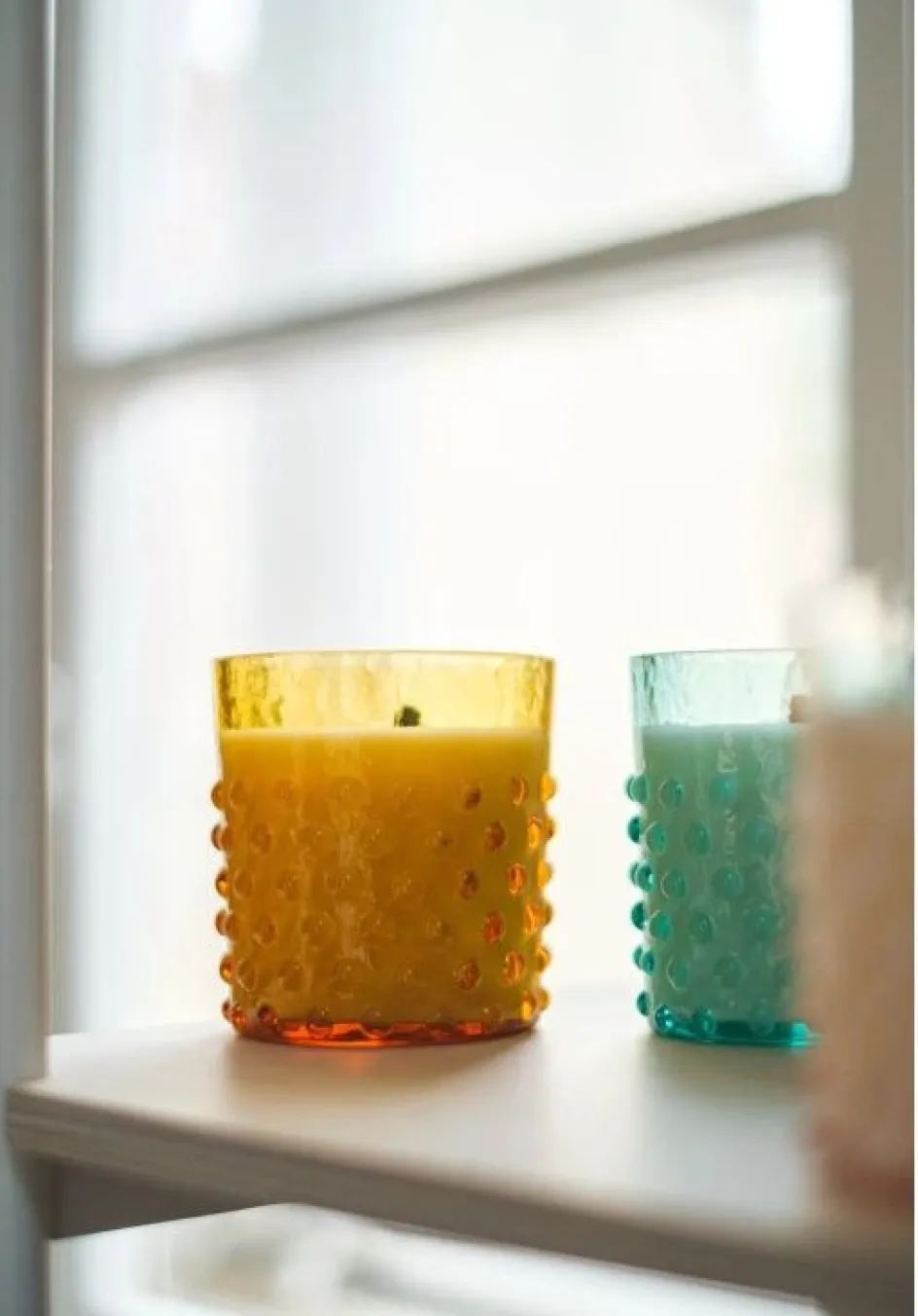 Online Anna von Lipa Hobnail Beryl Duftlys Ø6,7/H8 cm, Honey & Sandalwood
