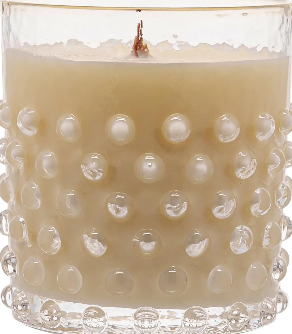 Discount Hobnail Crystal Duftlys Ø6,7/H8 cm, Rasberry Duftlys
