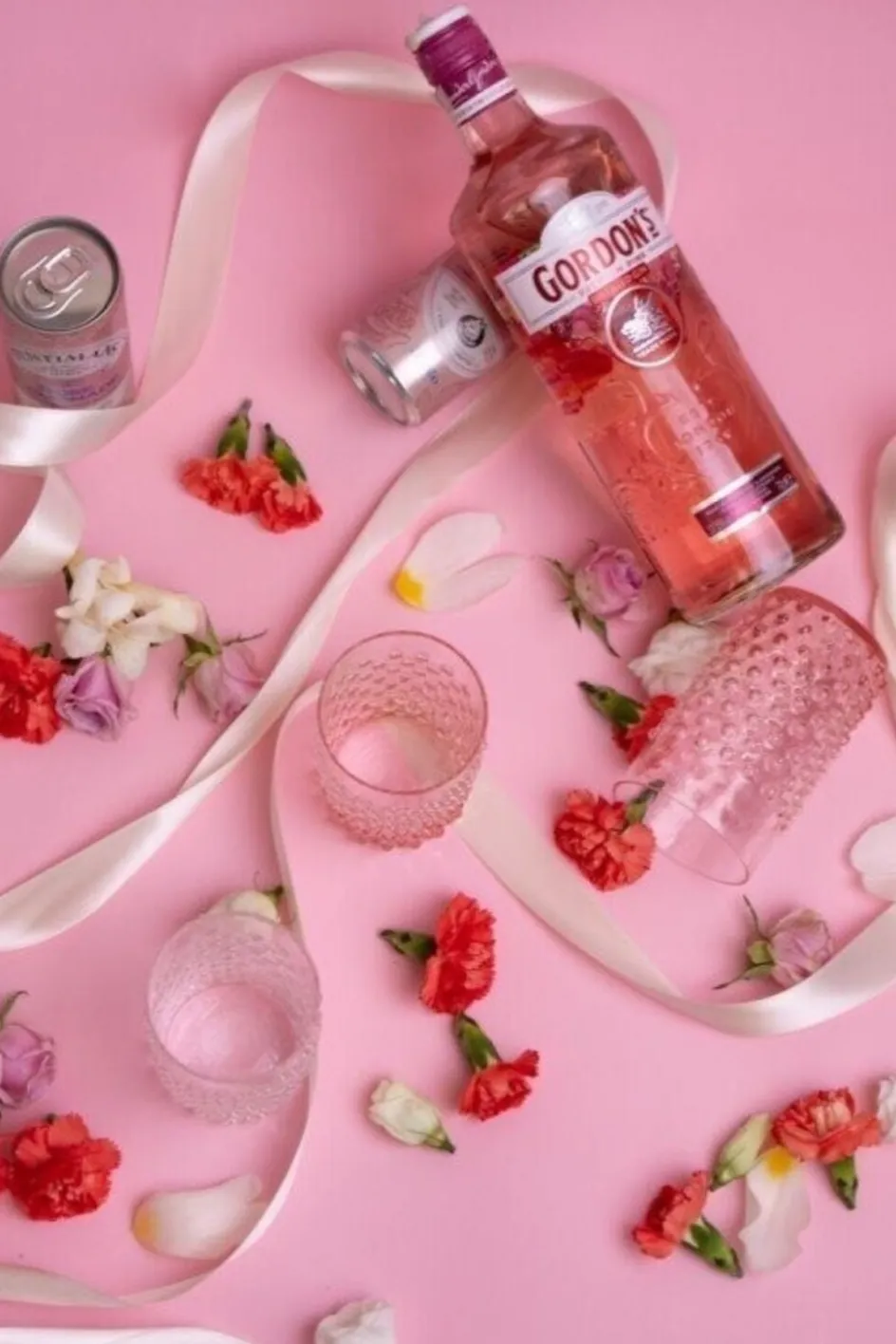 Anna von Lipa Hobnail Drikkeglas 20 cl, Rosa