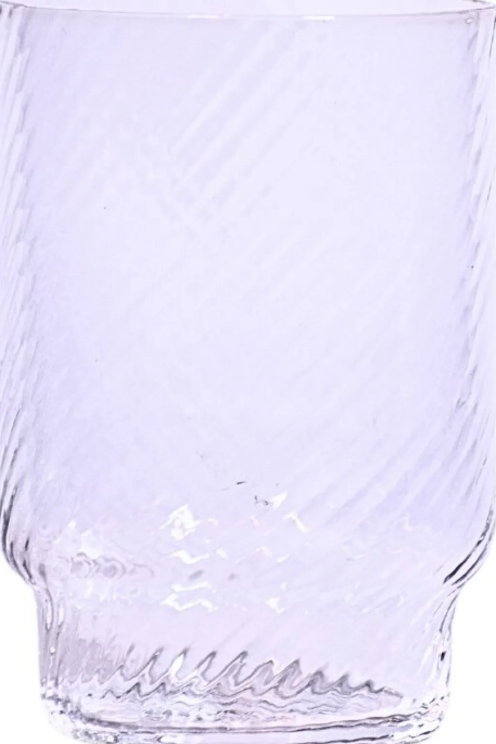Outlet Luna Spiral Drikkeglas Lav 25 cl, Crystal Vandglas