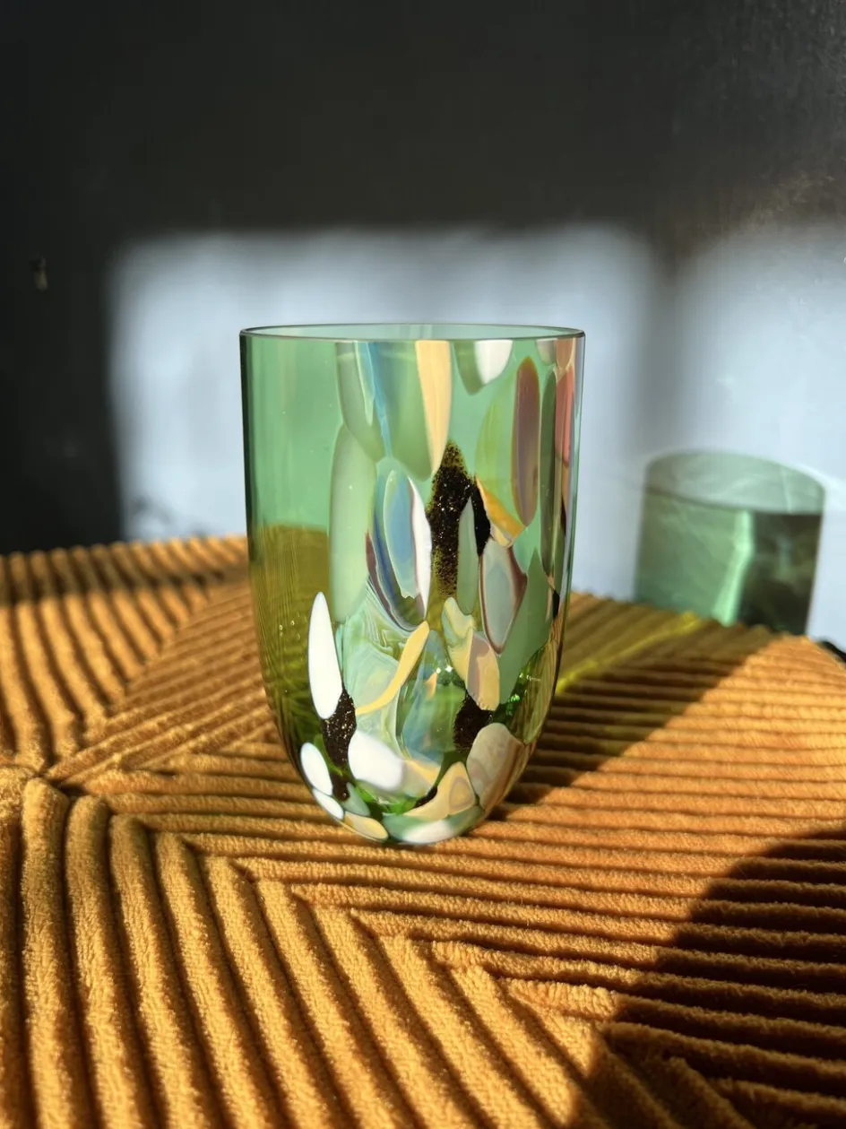 Hot Anna von Lipa Marble Tumbler Drikkeglas 45 cl, Pine Green