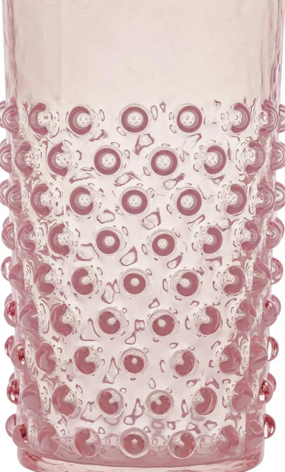 Best Anna von Lipa Opaline Hobnail Drikkeglas 250 ml, Soft Rosa