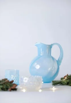 Anna von Lipa Opaline Hobnail Drikkeglas 150 ml, Pastel Blue