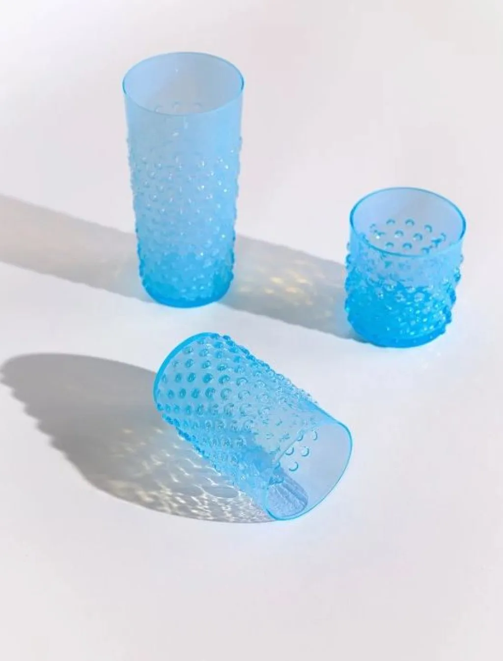 Anna von Lipa Drinksglas|Drinksglas > Opaline Hobnail Long Drink Drikkeglas 400 ml,