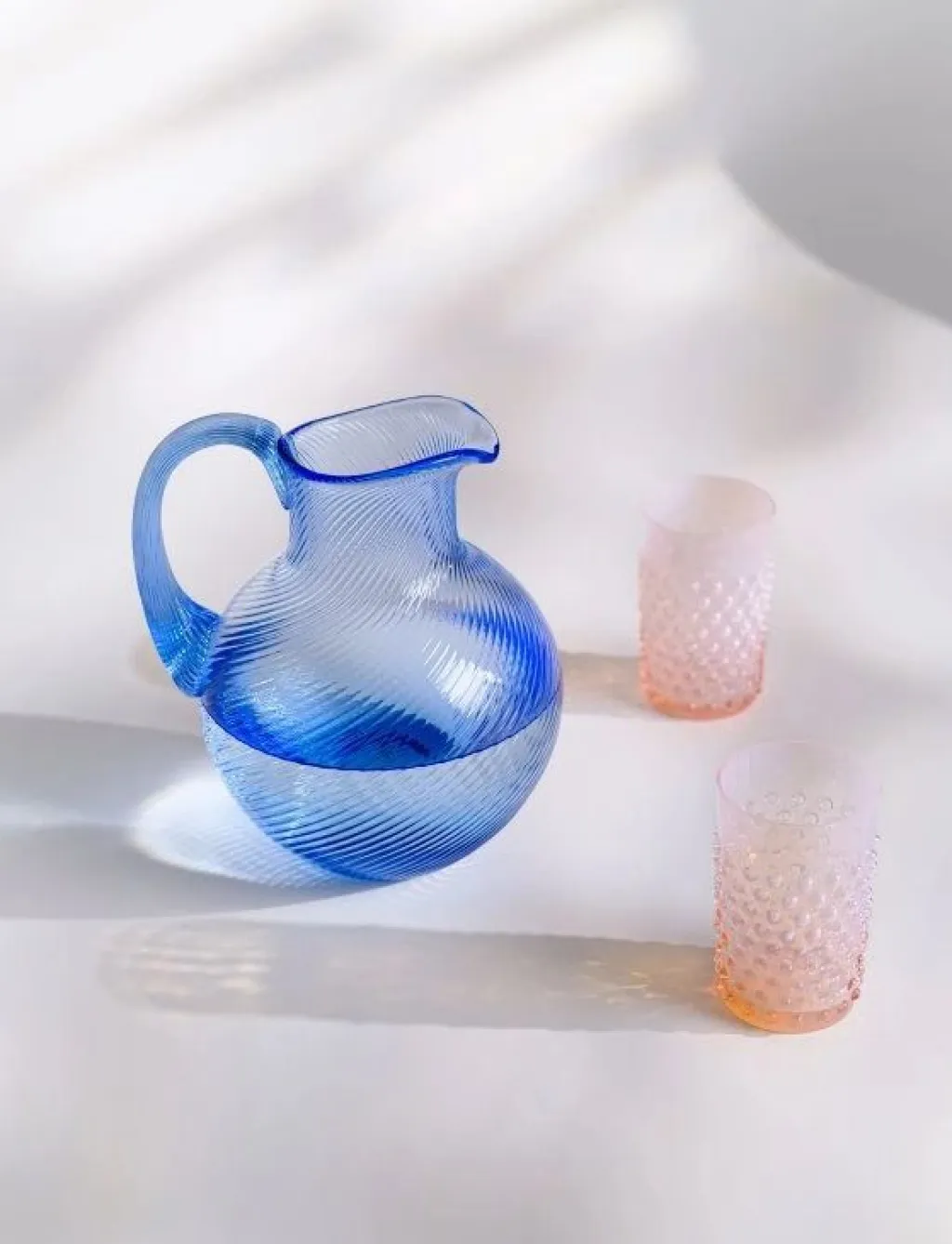 Hot Opaline Hobnail Long Drink Drikkeglas 400 ml, Drinksglas|Drinksglas