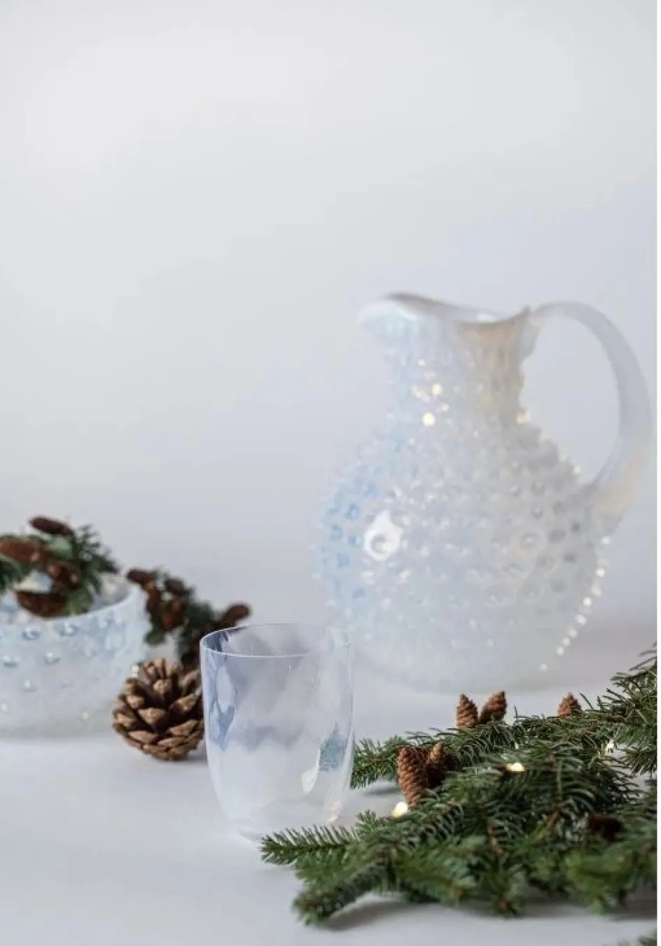 New Anna von Lipa Paris Hobnail Kande 2 L, Creamy White