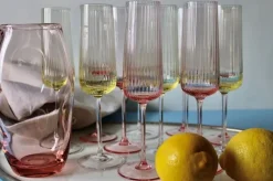 New Anna von Lipa Ripple Champagneglas 190 ml, Citron