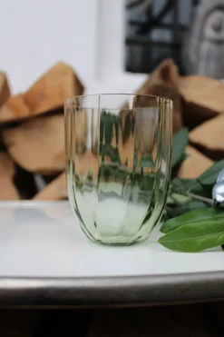 Outlet Anna von Lipa Swirl Tumbler Drikkeglas 25 cl, Olivegreen