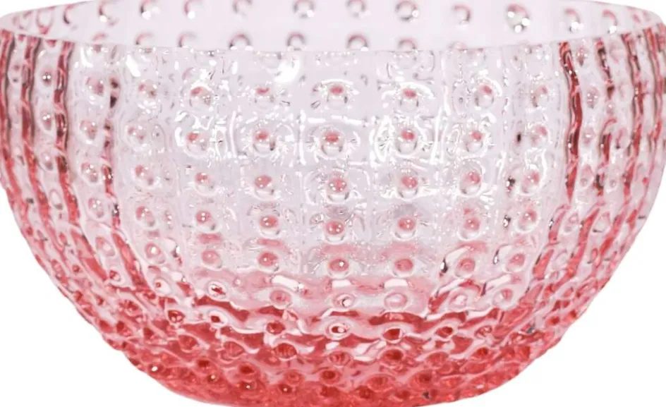 Anna von Lipa Hobnail Skål Ø24 cm, Rosa