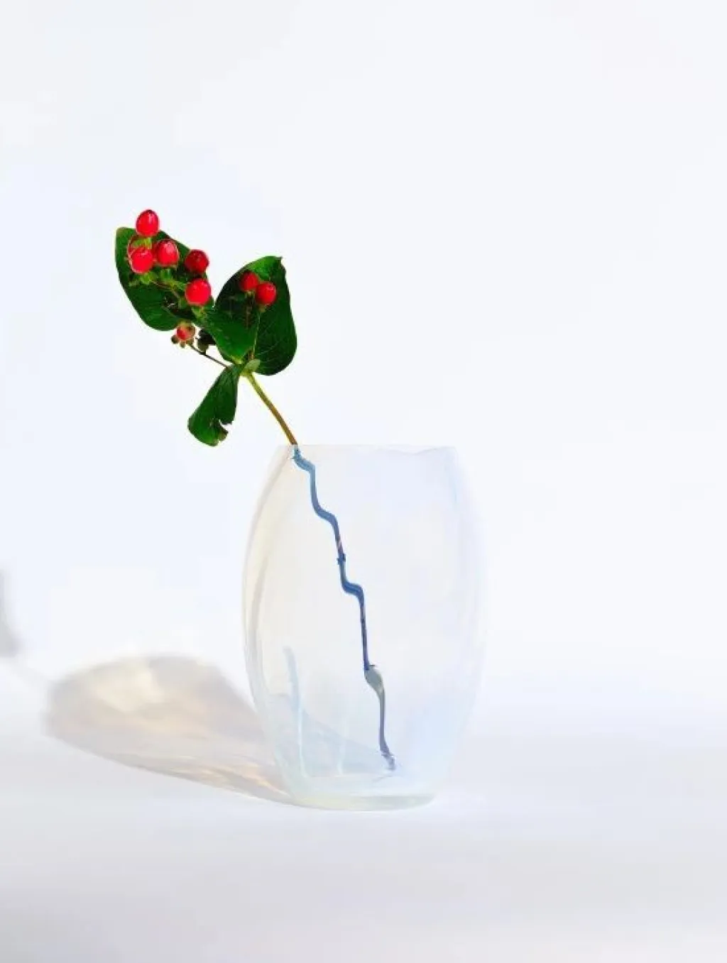 Clearance Opaline Elipse Vase H23 cm, Stue|Vaser