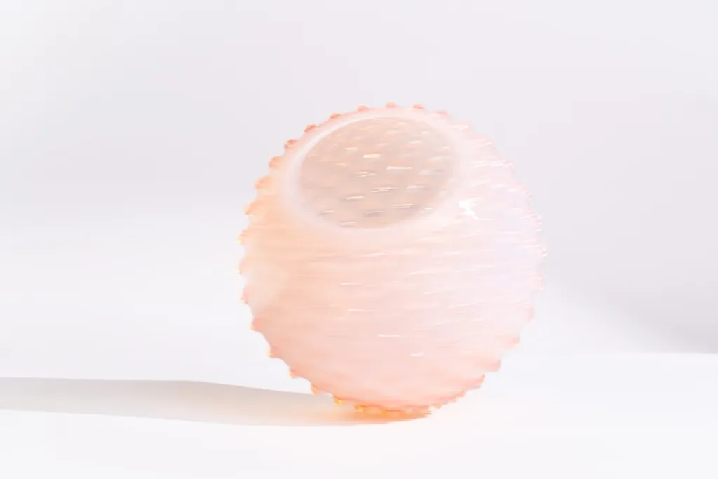 Hot Opaline Hobnail Globe Vase H18 cm, Stue|Vaser