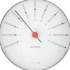 Bankers Vejrstation Termometer Ø12 cm, Hvid Ure Og Vejrstationer