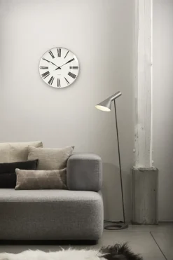 Sale Arne Jacobsen Roman Vægur , Hvid/Sort