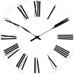 Arne Jacobsen Roman Vægur , Hvid/Sort