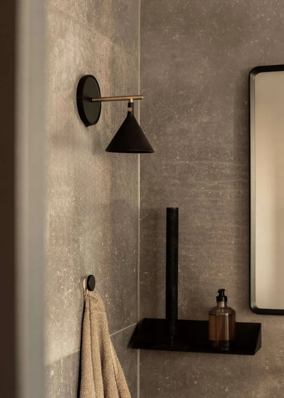 Discount Audo Copenhagen Cast Sconce Væglampe 19 cm, Sort