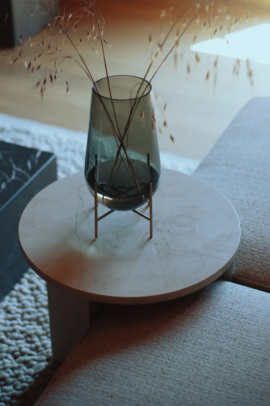 Best Audo Copenhagen Échasse Vase H28 cm, Smoke