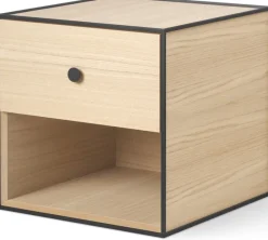Discount Audo Copenhagen Frame 35 Modul Reol m. 1 Skuffe 35x35 cm, Eg