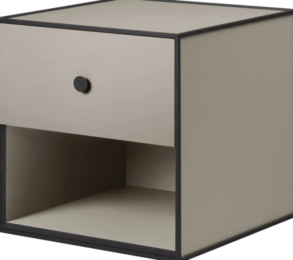 Outlet Frame 35 Modul Reol m. 1 Skuffe 35x35 cm, Reoler