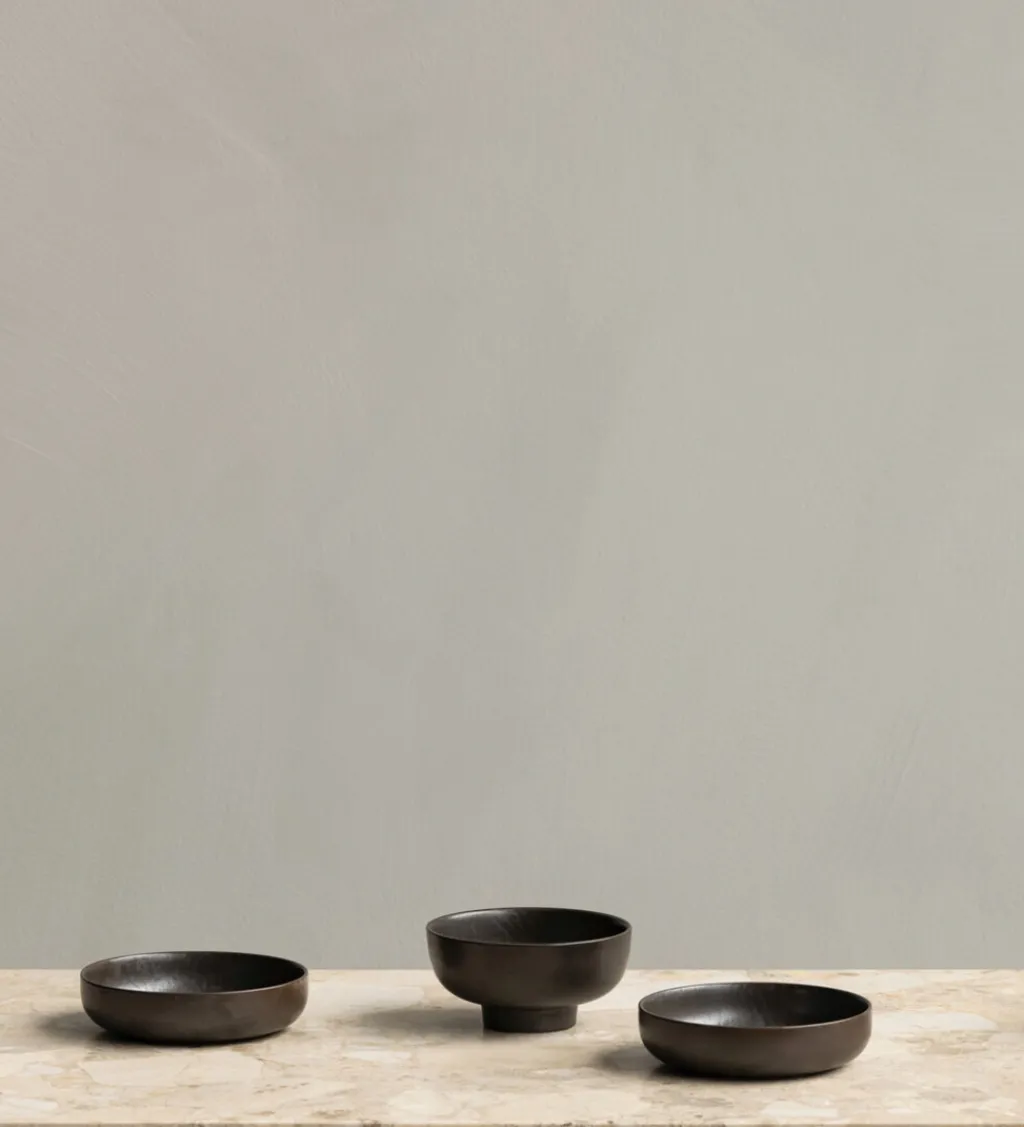 Audo Copenhagen Skåle|Spisestue > New Norm Skål Ø13,5 cm, Dark Glazed