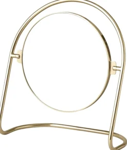 Clearance Audo Copenhagen Nimbus Bordspejl 25,7 cm, Poleret Messing