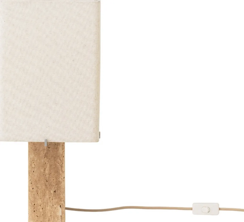 Discount Nonna Bordlampe H, Travertin/Sand Bordlamper